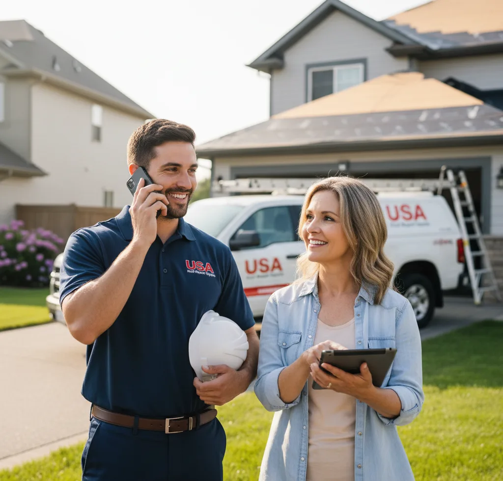 USA Roof Repair Experts customer support in Mead